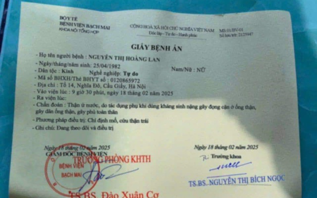 Bệnh viện Bạch Mai cảnh báo thủ đoạn giả mạo giấy tờ, con dấu để kêu gọi ủng hộ từ thiện