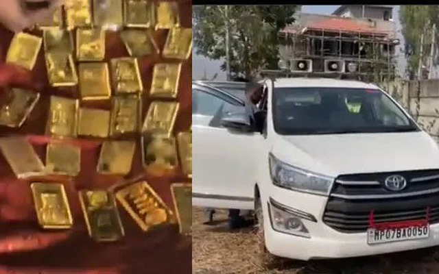 Phát hiện 52 kg vàng ròng và 30 tỷ đồng trên chiếc xe Toyota Innova