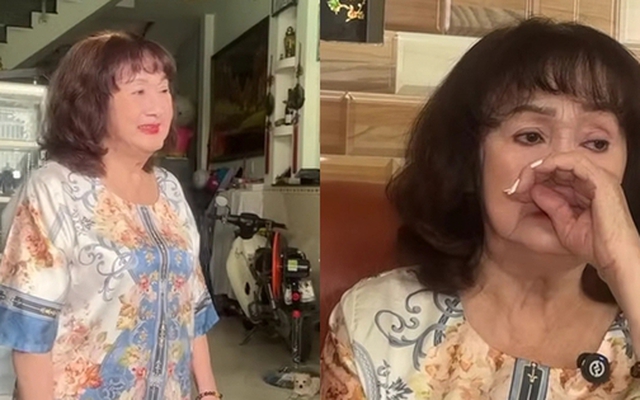Nữ nghệ sĩ ở nhà to trung tâm TP.HCM, bật khóc vì một điều