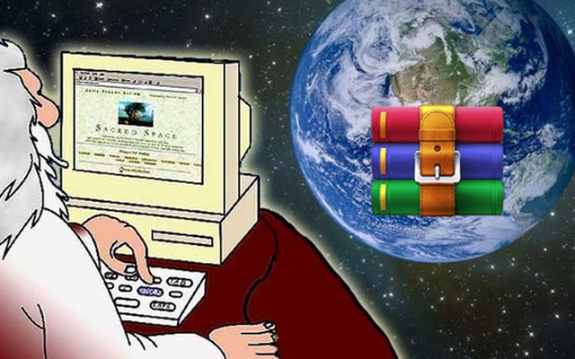 Giả thuyết mới cho rằng vũ trụ chỉ là mô phỏng máy tính, và lực hấp dẫn khiến mọi thứ hút nhau là do chúng ta đang bị nén vào một file RAR, vì "người lập trình" muốn tiết kiệm ổ cứng