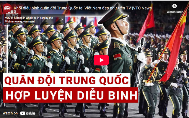 Ấn tượng khối diễu binh quân đội Trung Quốc tại Việt Nam: Chuẩn xác và đẹp mắt