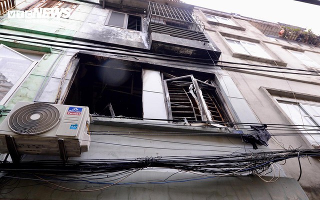 Hiện trường vụ cháy nhà ở Hà Nội khiến 3 người tử vong