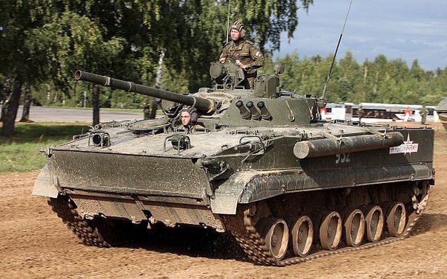 Xe trinh sát bọc thép BRM-3K sẽ gây bất ngờ với hỏa lực pháo 57 mm