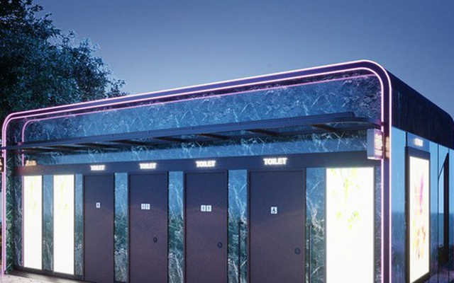 Hình ảnh loạt nhà vệ sinh kiểu mẫu sắp được triển khai tại quận trung tâm Hà Nội