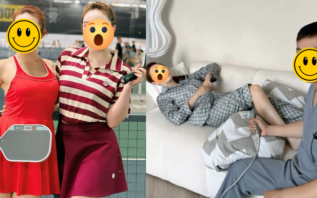Đến lượt 1 phu nhân hào môn Vbiz bị viêm khớp gối khi chơi pickleball