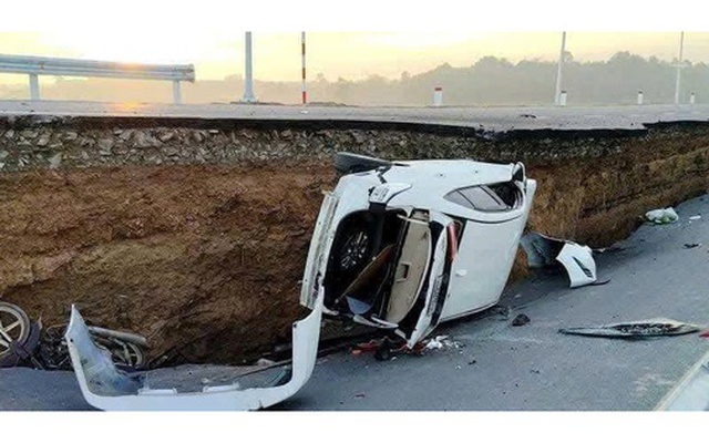 Vụ sụt lún khiến ô tô, xe máy rơi xuống hố ở Tây Ninh: Cục Đường bộ Việt Nam lên tiếng