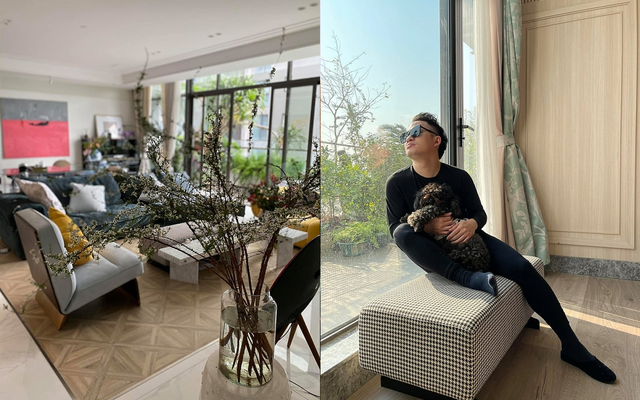 Nam ca sĩ nổi đình đám, nhà trung tâm quận Tây Hồ sang chảnh, hôn nhân viên mãn bên vợ hơn 2 tuổi