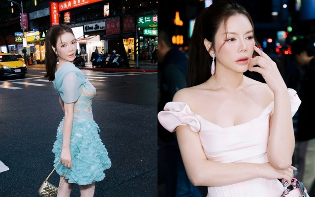 Lý Nhã Kỳ thả dáng tại Đài Loan sau khi được anh nuôi tỷ phú mời sang làm một việc quan trọng