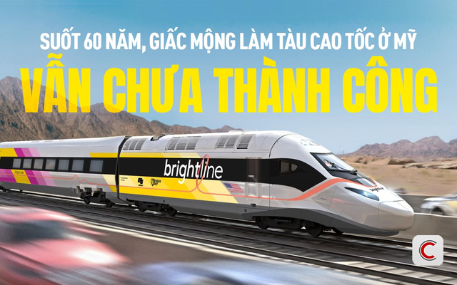 Là nền kinh tế số 1 thế giới, vì sao suốt 60 năm nước Mỹ chưa thể làm tàu cao tốc?