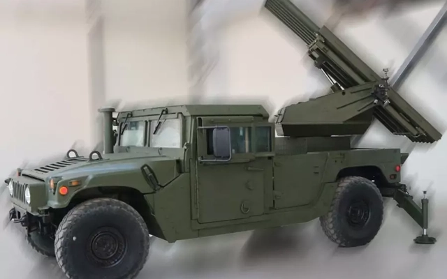 Vệ binh quốc gia được trang bị hệ thống MLRS độc đáo trên khung gầm Humvee