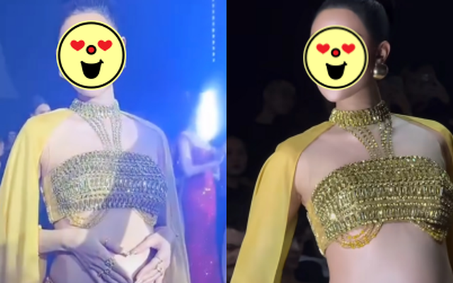 Mỹ nhân Việt công bố bụng bầu vượt mặt theo cách không giống ai giữa sự kiện