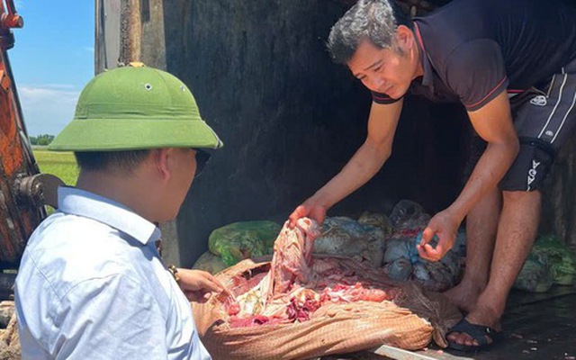 "Bí mật kinh hoàng" bên trong thùng chiếc xe tải