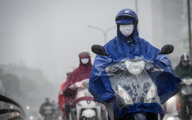 Ngày mai, miền Bắc mưa to đến rất to, nhiệt độ giảm mạnh