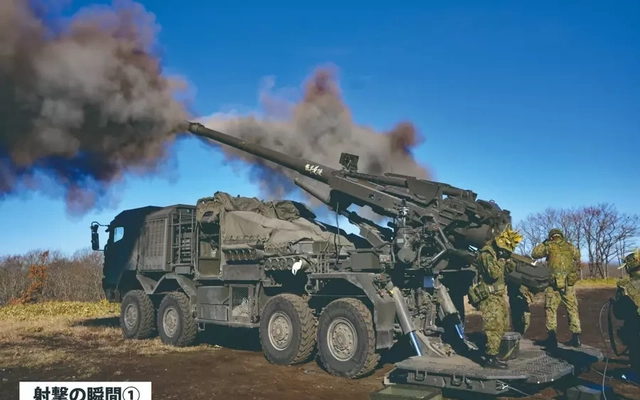 Pháo tự hành bánh lốp Type 19 của Nhật Bản mạnh vượt trội với đạn VULCANO