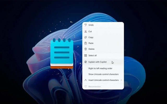 Hơn 40 năm chỉ là khung trắng đơn giản để gõ chữ, giờ Notepad có thể viết văn bản thay bạn bằng AI