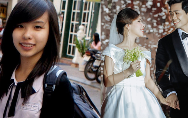 Viên Minh -vợ Công Phượng lộ ảnh hồi đi học, không xinh như hotgirl nhưng khí chất tiểu thư “trâm anh thế phiệt” ngút ngàn