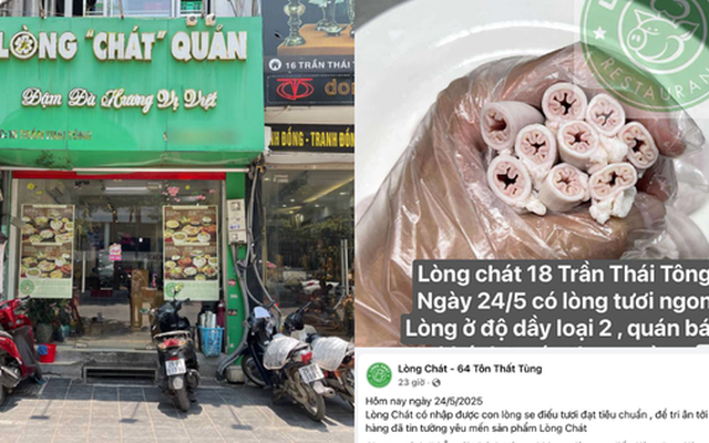 Lòng Chát rầm rộ khuyến mãi món "lòng se điếu đạt chuẩn" 2 cơ sở tại Hà Nội giữa bão dư luận