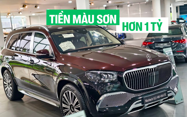 Cận cảnh Mercedes-Maybach GLS 480 hiếm ở đại lý: Riêng tiền chọn màu sơn thừa mua Mazda CX-5 bản cao nhất