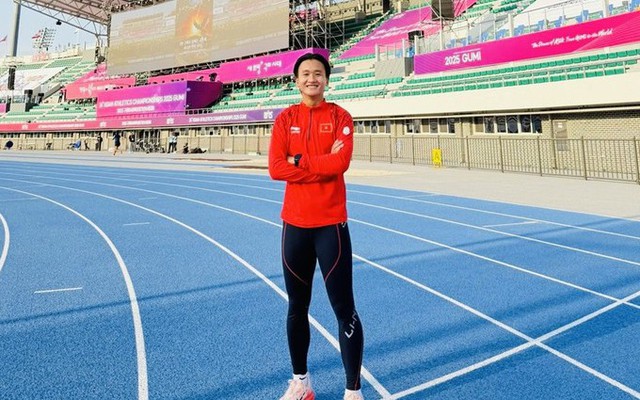 Trần Thị Nhi Yến xuất sắc giành HCĐ 100m nữ tại giải vô địch châu Á 2025