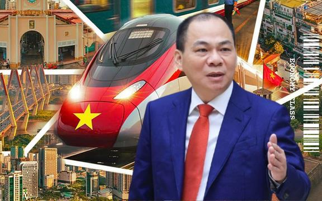 Tỷ phú Phạm Nhật Vượng chuyển nhượng cổ phiếu Vingroup để góp vốn vào công ty vừa đăng ký làm đường sắt cao tốc Bắc - Nam
