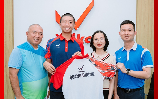 Quang Dương bắt tay với Wika, cùng pickleball mang thương hiệu Việt ra thế giới