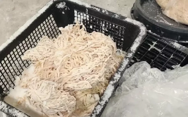 Thái Lan bắt giữ hàng chục tấn lòng lợn bẩn nhập lậu từ Trung Quốc