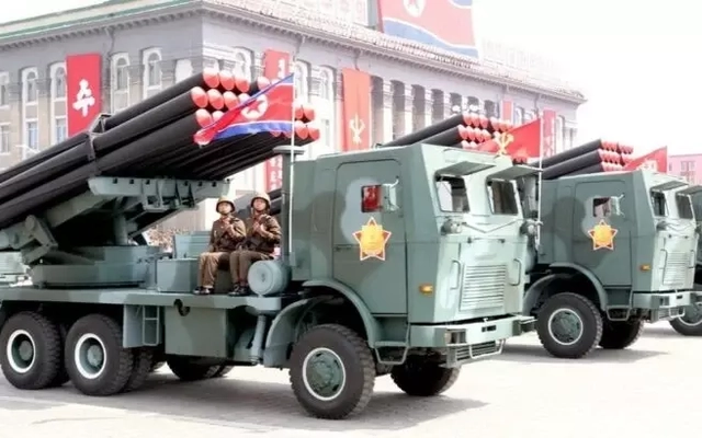 MLRS 240 mm M1991 Triều Tiên xuất hiện trong chiến sự