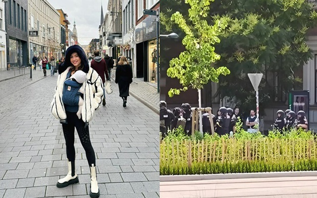 Mỹ nhân Việt kẹt ở nơi bị hàng trăm cảnh sát bao vây, phong tỏa nguyên 1 con đường