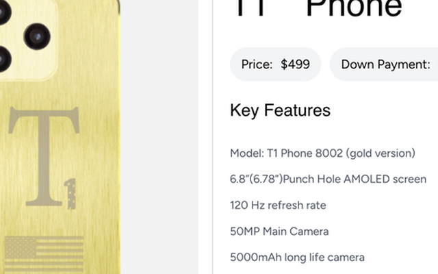 Vừa ra mắt, smartphone "Made in USA" giá 499 USD của ông Trump đã bị truyền thông Mỹ nghi ngờ