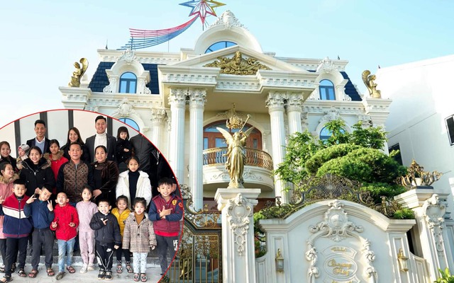 Cặp vợ chồng ở Nghệ An sinh 16 người con, nhà toàn biệt thự, tiết lộ bí quyết càng đẻ càng giàu