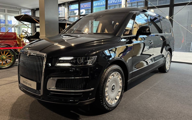 Chính thức lộ diện mẫu xe 'xịn' nhất phân khúc mà người Nga chế tạo được: Aurus Arsenal VIP