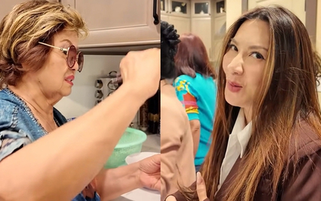 Mẹ Bằng Kiều đón tuổi 85 trong biệt thự 2000m2, con dâu cũ từ Việt Nam về vội tới tham dự