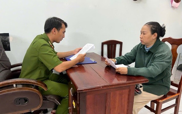 Trương Thị Thu Vân bị cấm đi khỏi nơi cư trú