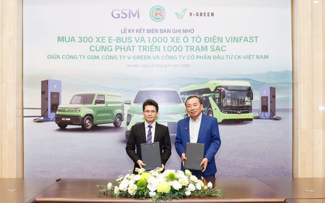 Xanh SM và V-Green và CK Việt Nam hợp tác 'điện hóa giao thông' ở Nghệ An