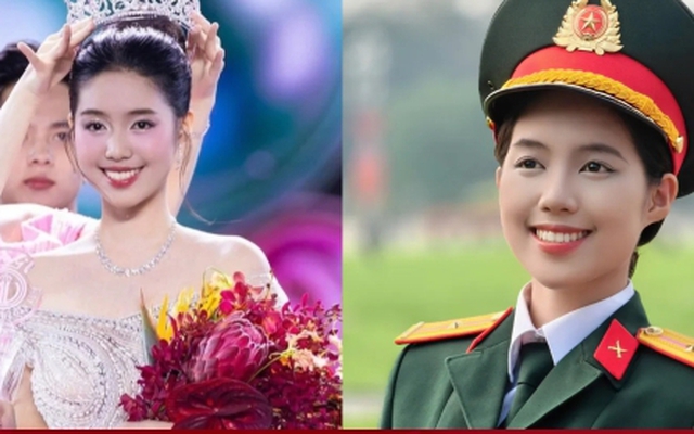 Gia thế đáng nể của nữ quân nhân vừa đăng quang Á hậu Việt Nam 2024