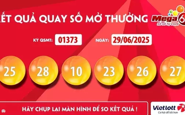 Một người vừa trúng Vietlott hơn 127 tỷ đồng