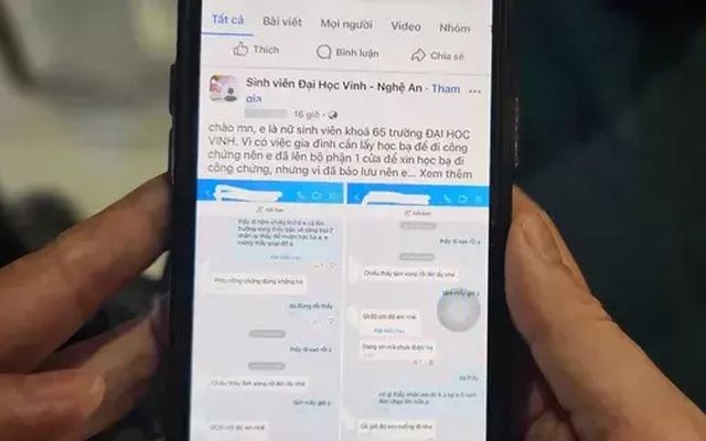 Tạm đình chỉ công tác một cán bộ trường đại học bị ‘tố’ gạ gẫm nữ sinh