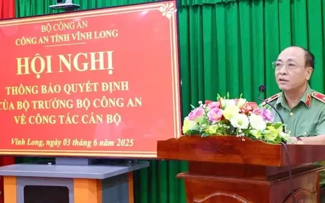 Giám đốc Công an tỉnh Vĩnh Long nghỉ hưu