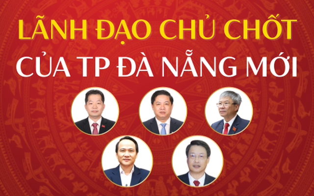 Lãnh đạo chủ chốt của TP Đà Nẵng mới