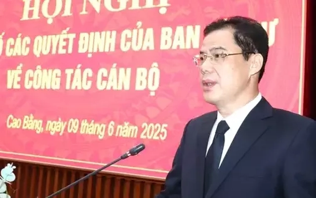 Công bố các quyết định của Ban Bí thư về công tác cán bộ tại Cao Bằng