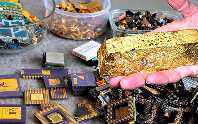 Đây là tài liệu hướng dẫn chiết tách vàng từ điện thoại di động và máy tính cũ, ít độc hại vì chỉ dùng muối và nước tẩy bể bơi, nhưng bạn phải trả hơn 800.000 VNĐ thì mới đọc được nó