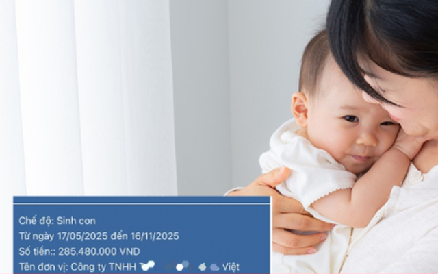 Mẹ bỉm khoe trợ cấp thai sản 285 triệu đồng khiến dân mạng 'phát sốt'