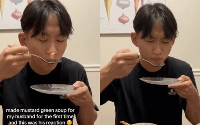 Khách Hàn Quốc có biểu cảm cực “khó hiểu” khi ăn món canh bình dân của Việt Nam