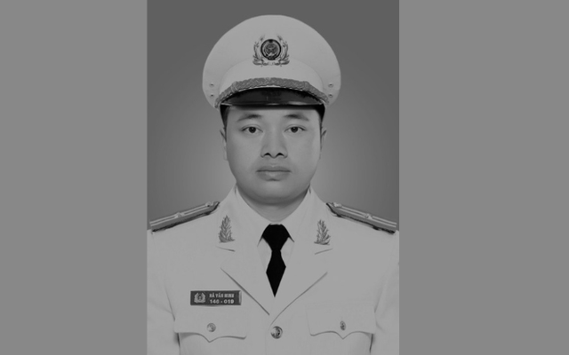Thiếu tá công an Hà Văn Minh hy sinh khi đang làm nhiệm vụ
