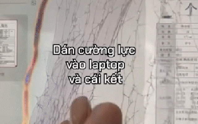 Dán cường lực cho MacBook và cái kết: bóc ra chỉ muốn khóc