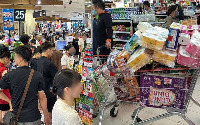 Siêu thị, chợ "thất thủ" trước bão - Tích trữ nhu yếu phẩm sao cho đúng?