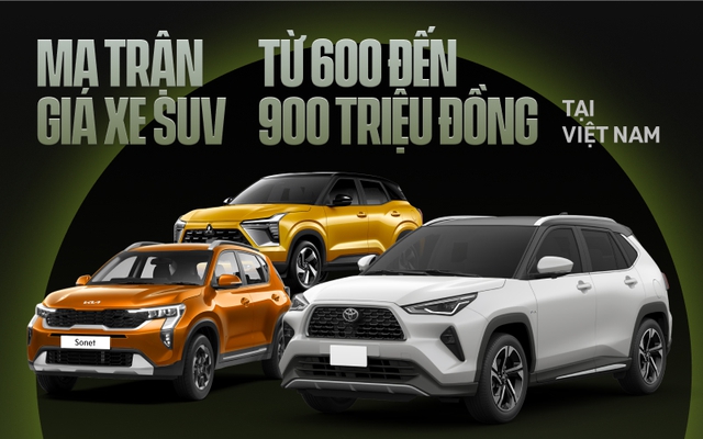Ma trận 16 xe giá 600-900 triệu đồng: Mitsubishi Destinator về Việt Nam 'chen chân' vào đâu?