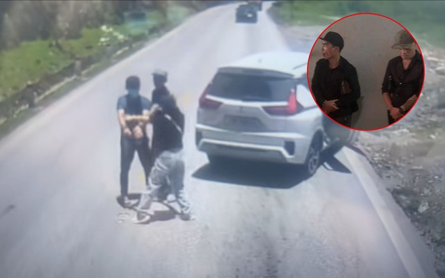 Chân dung 2 người đàn ông rút súng, dao chặn đầu dọa tài xế xe tải ở Phú Thọ