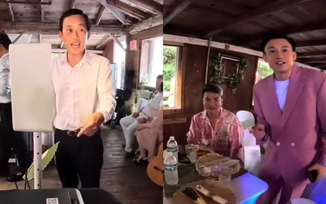 Hoài Linh sang Mỹ dự đám cưới em gái từng bị cấm vào showbiz, Đàm Vĩnh Hưng cũng có mặt