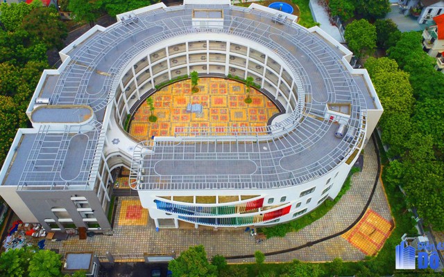 Không phải trường quốc tế nào cả, đây là trường mầm non CÔNG LẬP sắp xây xong ở Hà Nội: Đẹp quá phụ huynh ơi!